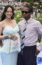 Pregnant RIHANNA at World Premiere of The Smurfs Movie in Brussels 06/28/2025