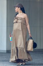 Pregnant RIHANNA Leaves FatBurger in Los Angeles 06/19/2025
