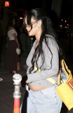 Pregnant RIHANNA Out for Family Dinner at Upscale Restaurant Cesar in Paris 06/28/2025