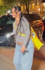 Pregnant RIHANNA Out for Family Dinner at Upscale Restaurant Cesar in Paris 06/28/2025