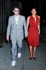 PRIYANKA CHOPRA and Nick Jonas Leaves Emilio