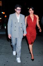 PRIYANKA CHOPRA and Nick Jonas Leaves Emilio
