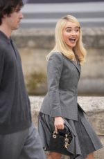 SABRINA CARPENTER Arrives at Dior Fashion Show in Paris 06/27/2025
