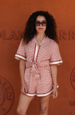 SABRINA OUAZANI at French Tennis Open at Roland Garros in Paris 05/30/2025
