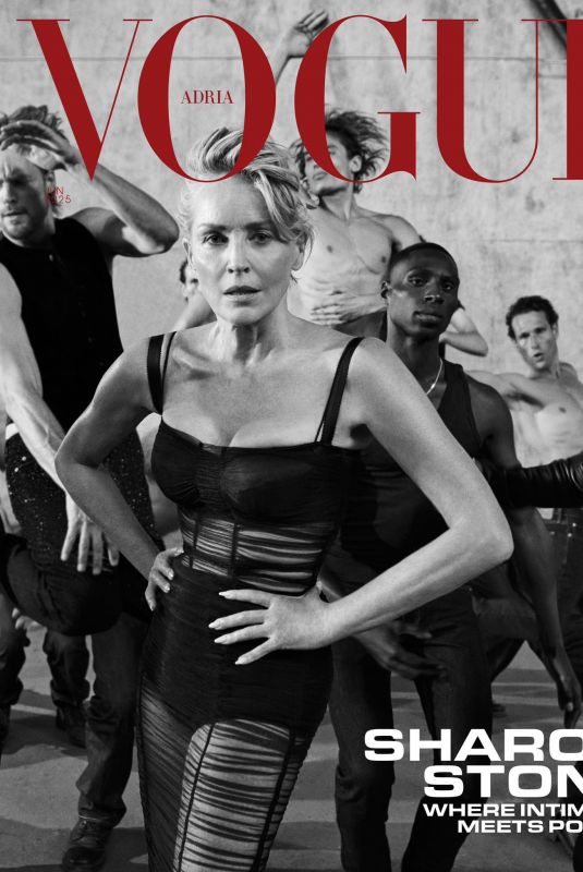 SHARON STONE for Vogue Adria, June 2025