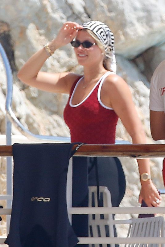 SOFIA RICHIE  at Eden Roc Hotel Pool 06/16/2025