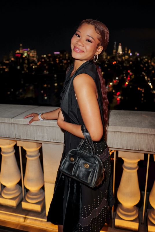 STORM REID at Coach Gold Launch Dinner in New York 06/10/2025