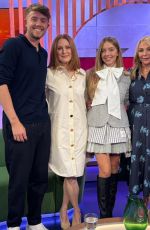 SYDNEY SWEENEY and JULIANNE MOORE at BBC The One Show 06/09/2025