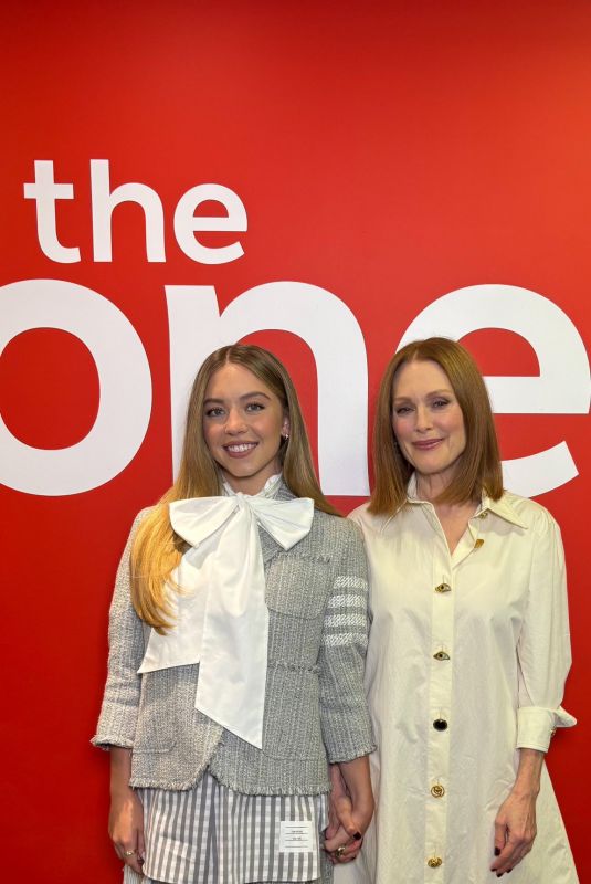 SYDNEY SWEENEY and JULIANNE MOORE at BBC The One Show 06/09/2025