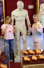 SYDNEY SWEENEY at Boxing Hall of Fame Induction Ceremony and Parade of Champions in Canastota 06/08/2025