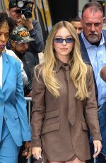 SYDNEY SWEENEY Leaves Good Morning America in New York 06/04/2025