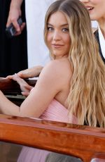 SYDNEY SWEENEY Leaves Gritti Palace Hotel in Venice 06/27/2025