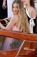 SYDNEY SWEENEY Leaves Gritti Palace Hotel in Venice 06/27/2025