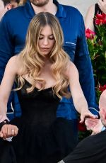 SYDNEY SWEENEY Leaves Gritti Palace Hotel in Venice 06/28/2025