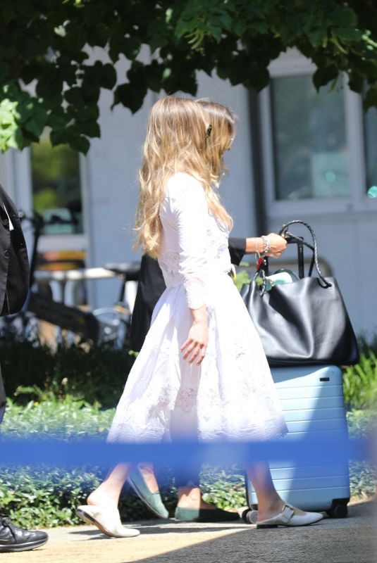 SYDNEY SWEENEY Makes a Low-key Exit from Venice 06/29/2025