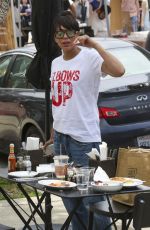 TAMARA TAYLOR Out at Studio City Farmers Market 06/01/2025