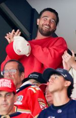 TAYLOR SWIFT and Travis Kelce at Game Four of Stanley Cup Final at Amerant Bank Arena in Sunrise 06/12/2025