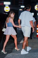 TAYLOR SWIFT and Travis Kelce Out for Dinner at Torrisi in New York City 06/20/2025