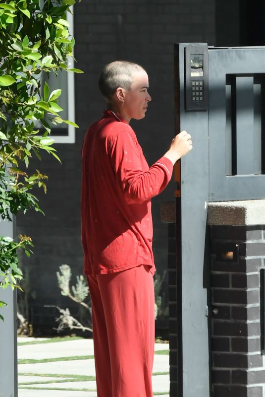 TEDDI MELLENCAMP Having a Cat Carrier and Food Delivered to Her Home in Los Angeles 06/16/2025