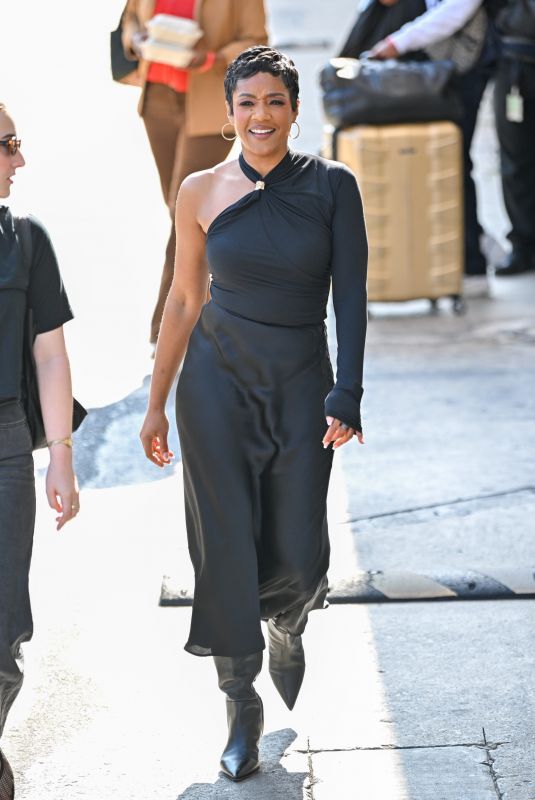 TIFFANY HADDISH Leaves Jimmy Kimmel Live! in Hollywood 06/24/2025