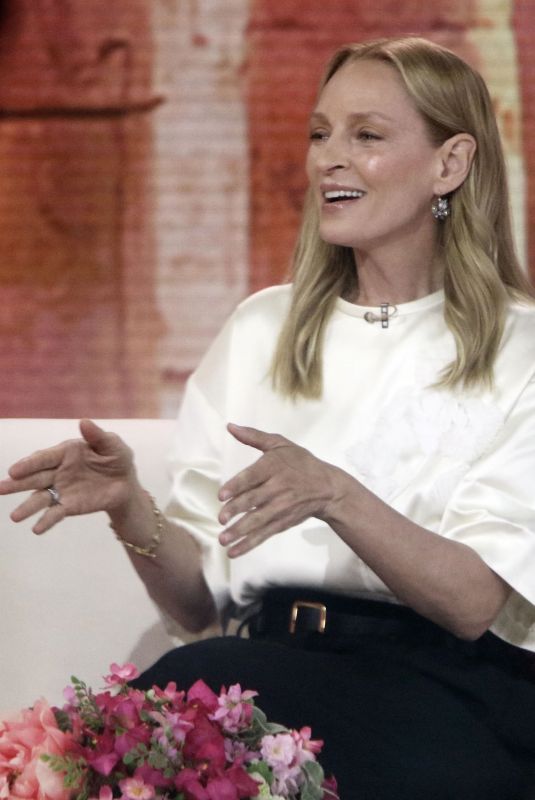 UMA THURMAN at Today Show in New York City 06/17/2025