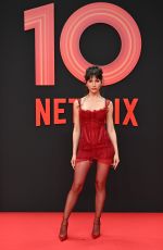 URSULA CORBERO at Netflix Spain 10th Anniversary at Galería de Cristal in Madrid 06/10/2025