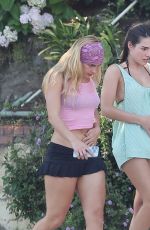 ADDISON RAE Heading to a Pool Party with Friends in Los Angeles 07/18/2025