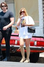 ADDISON RAE Out for Lunch with Friends at All Time in Los Feliz 07/15/2025