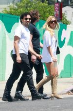 ADDISON RAE Out for Lunch with Friends at All Time in Los Feliz 07/15/2025