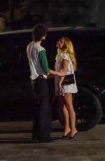 ADDISON RAE Out to Dinner with Sombr in Los Angeles 07/27/2025