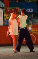 ADDISON RAE Out to Dinner with Sombr in Los Angeles 07/27/2025