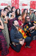 ADRIA ARJONA at Chief of War Premiere in Kapolei 07/18/2025
