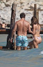ALESSANDRA AMBROSIO in Bikini at a Beach in Ibiza 07/10/2025
