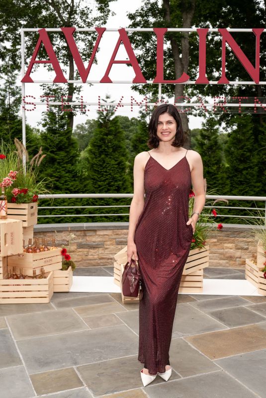 ALEXANDRA DADDARIO at Avaline & Stella Mccartney Toast The Launch of Their Limited Edition Bottle in Hampton 07/12/2025