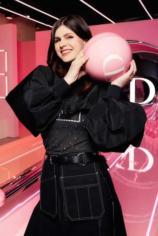 ALEXANDRA DADDARIO at Dior Addict Lip Gloss Launch at Bowling Alley 01/31/2025