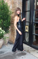 ALISON BRIE Arrives at Soho House in New York 07/30/2025