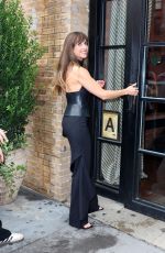 ALISON BRIE Arrives at Soho House in New York 07/30/2025