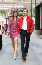 ALISON BRIE Heading to Taping Today Show in New York City 07/30/2025