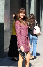 ALISON BRIE Heading to Taping Today Show in New York City 07/30/2025