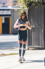 ALISON BRIE Leaves a Gym in Los Angeles 07/04/2025