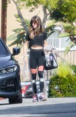 ALISON BRIE Leaves a Gym in Los Angeles 07/04/2025