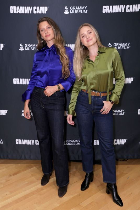 ALYSON and AJ MICHAL:KA at GRAMMY Camp Artist Session with Aly & AJ in Burbank 07/17/2025