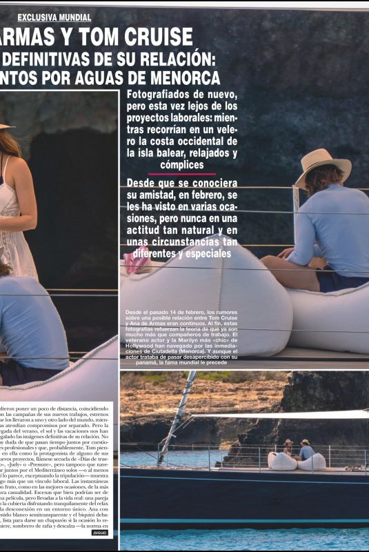 ANA DE ARMAS in Hola! Espana, July 2025