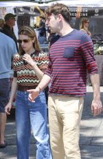 ANNA KENDRCK and Alex Edelman Out at the Farmer