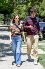 ANNA KENDRCK and Alex Edelman Out at the Farmer
