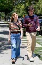 ANNA KENDRCK and Alex Edelman Out at the Farmer