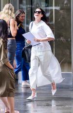 ANNE HATHAWAY and MERYL STREEP on the Set of The Devil Wears Prada 2 in New York City 07/25/2025