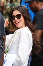 ANNE HATHAWAY at the Set of The Devil Wears Prada 2 in New York 07/24/2025