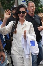 ANNE HATHAWAY at the Set of The Devil Wears Prada 2 in New York 07/24/2025