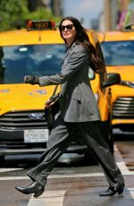 ANNE HATHAWAY on the Set of The Devil Wears Prada 2 in New York City 07/22/2025
